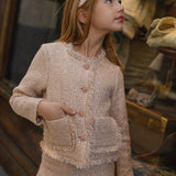 Megan Jacket - Tweed Nude/Gold