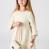Constance Dress - Tweed Ivory