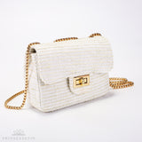 Alexandra Stripes Handbag - Medium